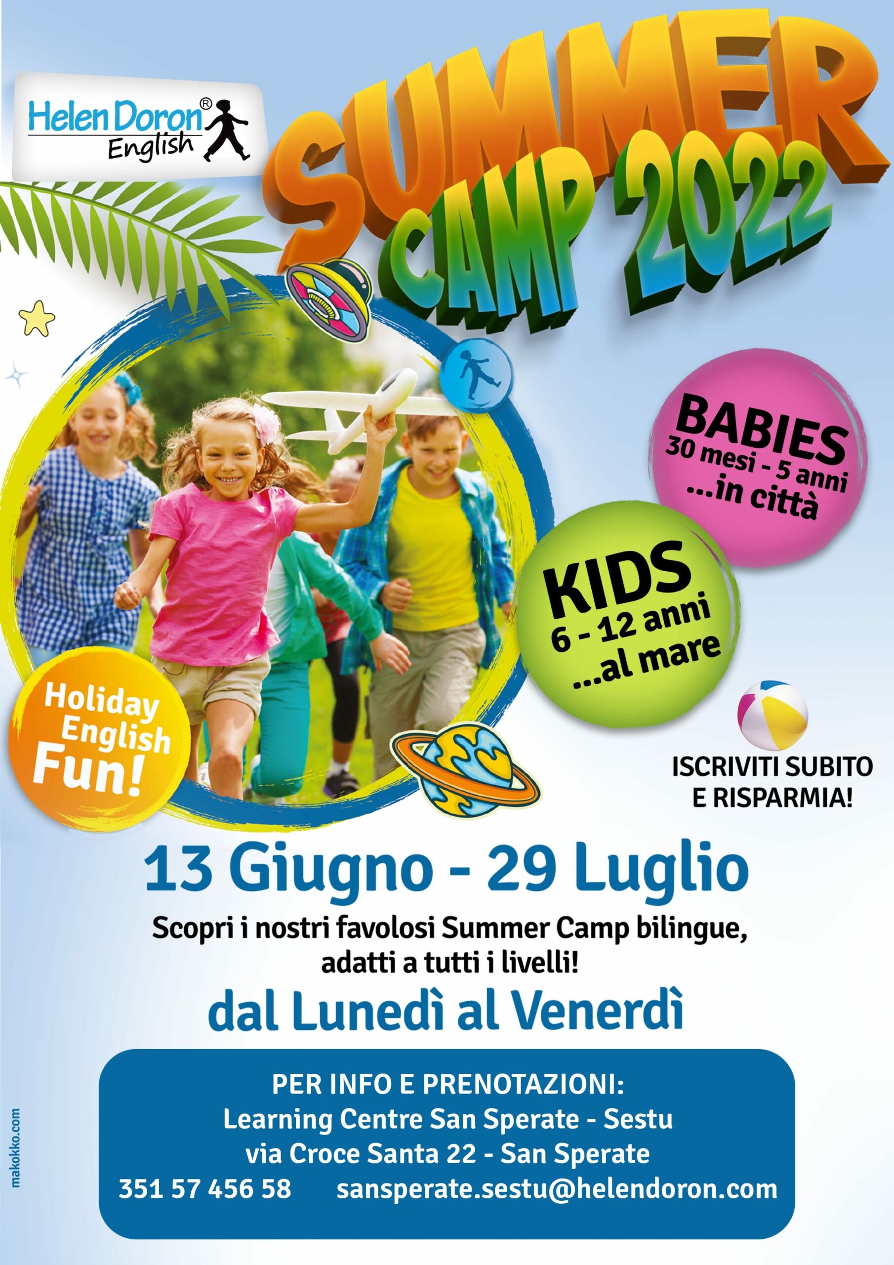 Centri estivi Helen Doron San Sperate Sestu