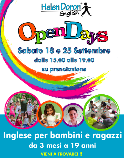 Scopri di più sull'articolo OPEN DAYS & BACK TO SCHOOL!