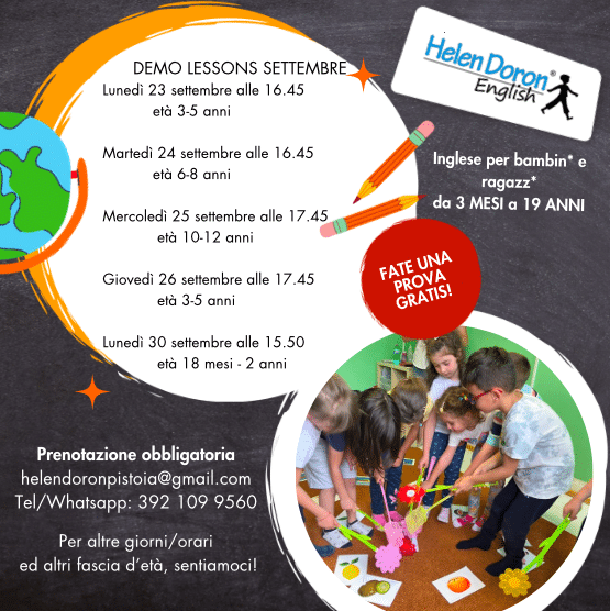 Scopri di più sull'articolo Programma di lezioni di prova: settembre 2024