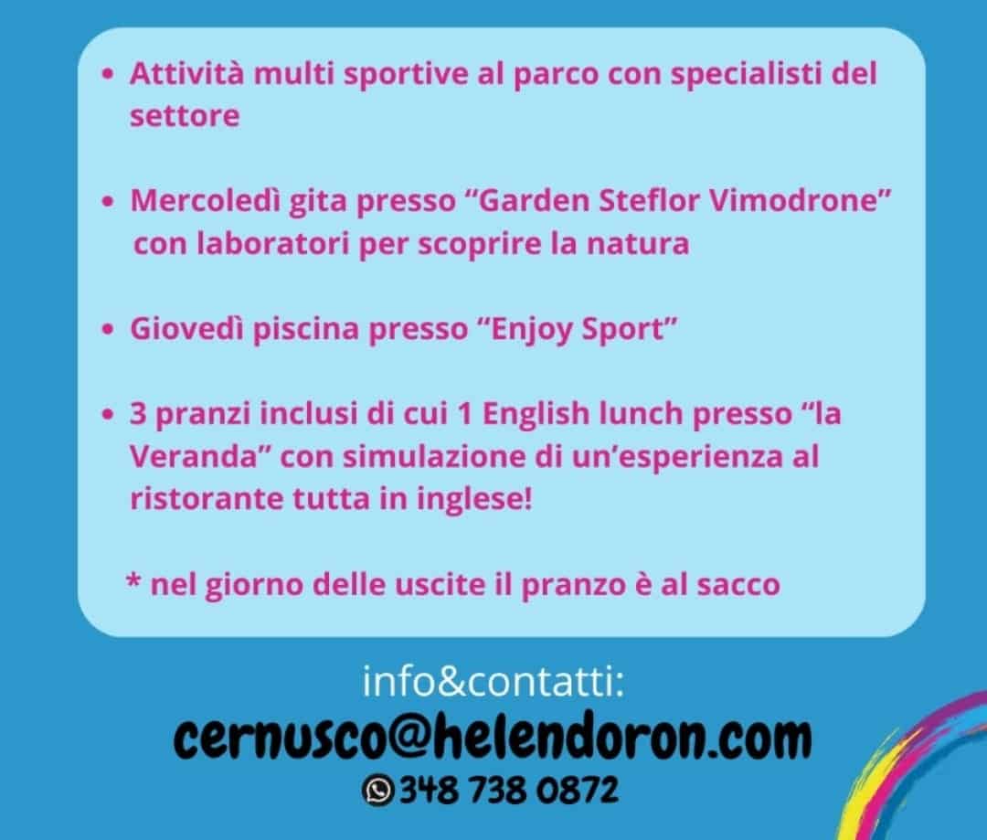 Scopri di più sull'articolo ENGLISH SUMMER CAMP